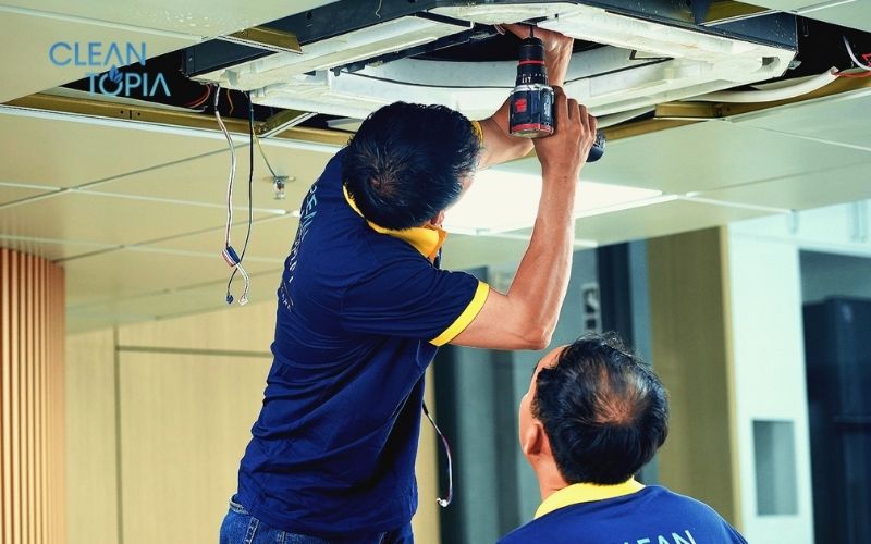 Bảo hành công lắp đặt lên đến 12 tháng uy tín tại Clean Topia